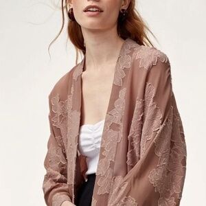 Aritzia Wilfred Durante Jacket Robe - Pink - Size XS
